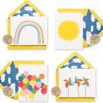 Papyrus Blank Cards with Envelopes, Hello (20-Count)